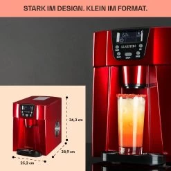Ice Volcano 2G Eismaschine LED 12kg Je 24h 2l 6-12min Rot -Küchengeräte Verkäufe 10030849 DE 0006 usp