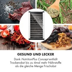 Fruit Jerky 14 Dörrautomat 1000W 30 Bis 70 °C 14 Etagen LC-Display -Küchengeräte Verkäufe 10031317 de 0005 logo