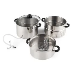 Applebee Dampf-Entsafter Elektrisch 1500W Ø25cm 8 Liter Edelstahl -Küchengeräte Verkäufe 10031478 yy 0003 detail Klarstein Applebee Dampf Entsafter 1500W Edelstahl