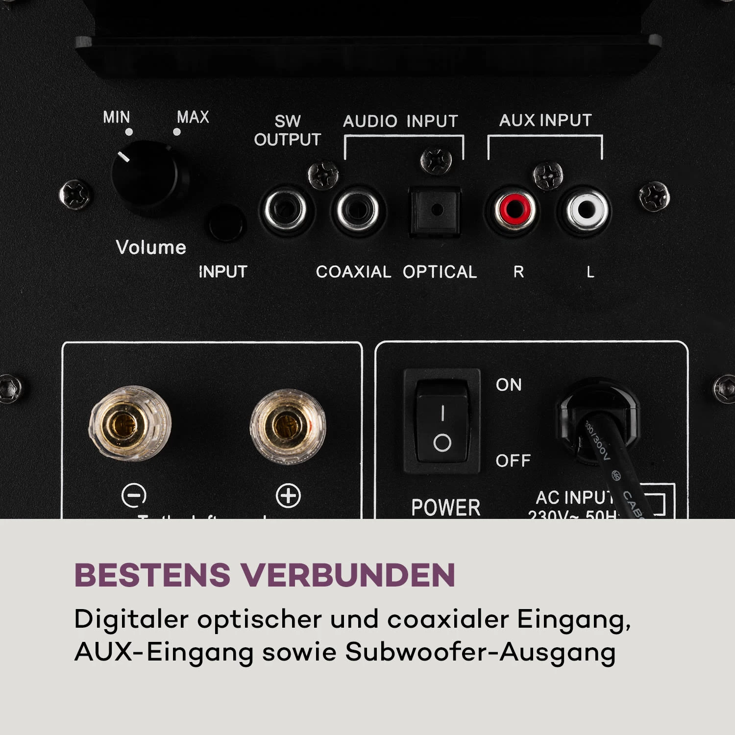 Line 700 A Standlautsprecher-Set Aktiv 240 W RMS BT Schwarz 5 Line 700 A Standlautsprecher-Set Aktiv 240 W RMS BT Schwarz – Bild 5