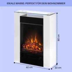  Studio 5 Elektrischer Kamin Heizlüfter 900/1800 W Fernbedienung -Küchengeräte Verkäufe 10031572 de 0005 usp