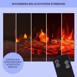  Studio 5 Elektrischer Kamin Heizlüfter 900/1800 W Fernbedienung -Küchengeräte Verkäufe 10031572 de 0008 usp