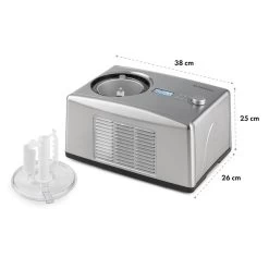 Yo & Yummy 2-in-1 Eiscremebereiter & Yoghurt Maker 150W 1,5l Edelstahl -Küchengeräte Verkäufe 10031849 yy 0006 logo Klarstein Yo Yummy 2in1 Eiscremebereiter
