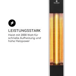 Heat Guru Infrarot-Heizstrahler 2000W 3 Heizstufen Fernbedienung -Küchengeräte Verkäufe 10031870 de 0004 logo