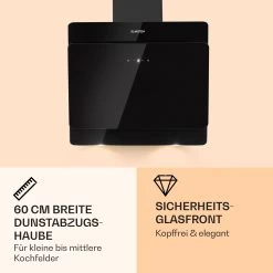 Aurica 60 Dunstabzugshaube 60cm 600 M³/h LED Touch Glas -Küchengeräte Verkäufe 10031904 de 0003 logo