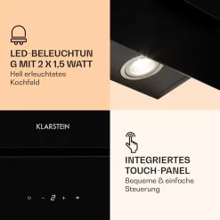 Aurica 60 Dunstabzugshaube 60cm 600 M³/h LED Touch Glas -Küchengeräte Verkäufe 10031904 de 0005 logo