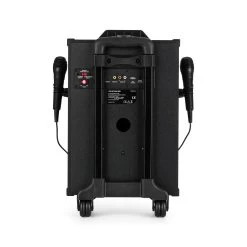 DisGo Box 360 Party BT System 2 Mikrofone HDMI BT LED USB Rollen -Küchengeräte Verkäufe 10031975 yy 0005 logo auna pro DisGo Box 360 Party BT System schwarz