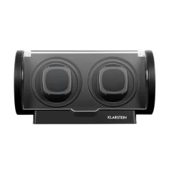 Lugano Uhrenbeweger Kunststoff 2 Uhren 4 Modi Schwarz -Küchengeräte Verkäufe 10032007 yy 0003 front Klarstein Lugano Uhrenbeweger schwarz