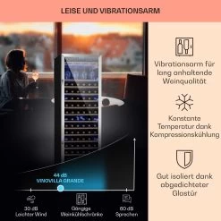 Vinovilla Grande 165 Built-in Uno Weinkühlschrank 425l 165Fl. Glastür -Küchengeräte Verkäufe 10032033 de 0004 usp