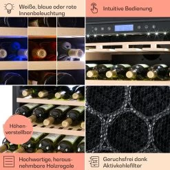 Vinovilla Grande 165 Built-in Uno Weinkühlschrank 425l 165Fl. Glastür -Küchengeräte Verkäufe 10032033 de 0005 usp