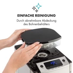 Aromatica X Kaffeemaschine Mahlwerk Glaskanne Aroma+ Edelstahl 14 Aromatica X Kaffeemaschine Mahlwerk Glaskanne Aroma+ Edelstahl -Küchengeräte Verkäufe 10032102 de 0005 logo