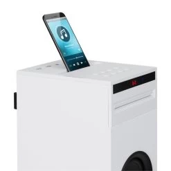 Karaboom CD Karaoke-Anlage Bluetooth MP3 USB-Charger Mikrofon FB Weiß -Küchengeräte Verkäufe 10032106 yy 0005 detail auna Karaboom CD Karaoke Turm weiss