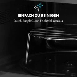 Fine Dinesty 2-in-1-Mikrowelle: 23l 800W / Grill: 1000W Blau -Küchengeräte Verkäufe 10032201 de 0007 logo