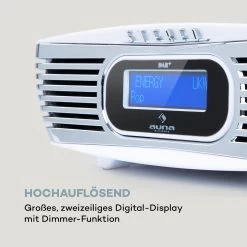 Dreamee DAB+ Radiowecker CD-Player DAB+/UKW CD-R/RW/MP3 AUX Retro -Küchengeräte Verkäufe 10032295 de 0005 logo