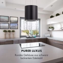 Barett Inselabzugshaube Ø35cm Umluft 558 M³/h LED Aktivkohlefilter -Küchengeräte Verkäufe 10032303 de 0004 logo