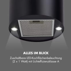 Barett Inselabzugshaube Ø35cm Umluft 558 M³/h LED Aktivkohlefilter -Küchengeräte Verkäufe 10032303 de 0008 logo
