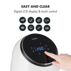 AirVital Heißluftfritteuse 1300W 2,5l CeraPlus-Antihaft Touch Weiß 13 AirVital Heißluftfritteuse 1300W 2,5l CeraPlus-Antihaft Touch Weiß -Küchengeräte Verkäufe 10032331 yy 0005 logo Klarstein AirVital Heissluftfritteuse 1300W weiss