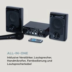 Karaoke Star 1 Karaoke-Set, 2 X 50 W Max., BT, USB/SD, Line-In -Küchengeräte Verkäufe 10032442 de 0007 logo
