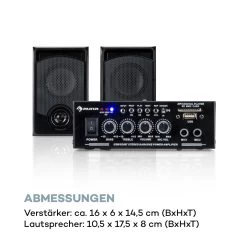 Karaoke Star 1 Karaoke-Set, 2 X 50 W Max., BT, USB/SD, Line-In -Küchengeräte Verkäufe 10032442 de 0008 logo
