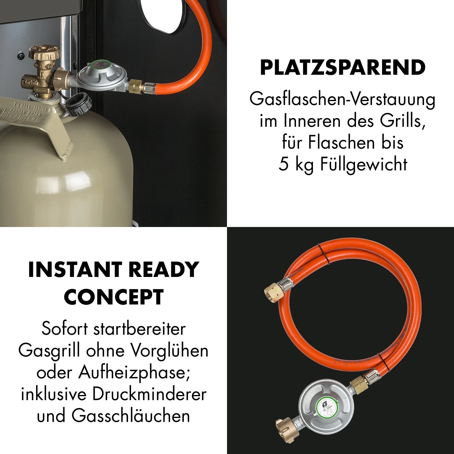 Lucifer 2.0-T Gasgrill 2 X 3,5 KW Brenner 45x44cm Grill Edelstahl 7 Lucifer 2.0-T Gasgrill 2 X 3,5 KW Brenner 45x44cm Grill Edelstahl – Bild 7