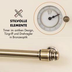 Victoria Einbaubackofen Retro-Design 9 Funktionen 50-250°C Elfenbein 15 Victoria Einbaubackofen Retro-Design 9 Funktionen 50-250°C Elfenbein -Küchengeräte Verkäufe 10032485 de 0006 logo