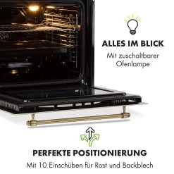 Victoria Einbaubackofen Retro-Design 9 Funktionen 50-250°C Elfenbein 16 Victoria Einbaubackofen Retro-Design 9 Funktionen 50-250°C Elfenbein -Küchengeräte Verkäufe 10032485 de 0007 logo