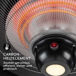 Venice Heat Terrassenheizstrahler 800/1000/1800W Fernbedienung Schwarz -Küchengeräte Verkäufe 10032517 de 0004 logo