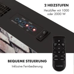 Colmar Elektrischer Kamin Glas 2000W 7 LED-Farben Fernbedienung -Küchengeräte Verkäufe 10032536 de 0007 logo