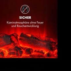 Copenhagen Elektrischer Kamin 950/1900W Thermostat Glasfront -Küchengeräte Verkäufe 10032588 de 0007 logo