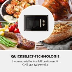 Victoria 20 Einbau-Mikrowelle, 20 L, 800 W, Grill: 1000 W, Schwarz -Küchengeräte Verkäufe 10032591 de 0006 logo