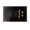 Victoria 20 Einbau-Mikrowelle, 20 L, 800 W, Grill: 1000 W, Schwarz