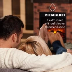 Villach Elektrischer Kamin 1800W Steindekor Polystone Fernbedienung -Küchengeräte Verkäufe 10032595 de 0003 logo