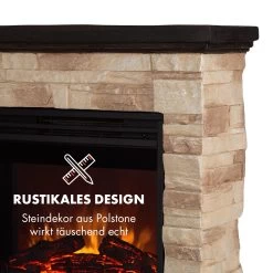 Kaprun Elektrischer Kamin 1800W Steindekor Polystone Fernbedienung 14 Kaprun Elektrischer Kamin 1800W Steindekor Polystone Fernbedienung -Küchengeräte Verkäufe 10032596 de 0006 logo