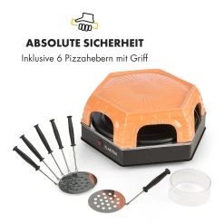 Capricciosa Pizzaofen 1500W Abdeckung Aus Terracotta Warmhaltefunktion 16 Capricciosa Pizzaofen 1500W Abdeckung Aus Terracotta Warmhaltefunktion -Küchengeräte Verkäufe 10032597 de 0008 logo