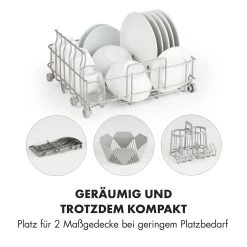 Amazonia Mini Geschirrspülmaschine 6 Programme LED-Display -Küchengeräte Verkäufe 10032678 de 0003 logo