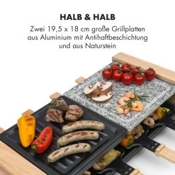 Chateaubriand Nuovo Raclette 1200W Aluminium / Stein 8 Personen Holz -Küchengeräte Verkäufe 10032729 de 0003 logo