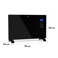 Norderney Konvektions-Heizgerät Thermostat Timer 2000W 30m² Schwarz -Küchengeräte Verkäufe 10032789 yy 0008 logo