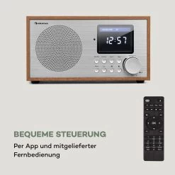 Silver Star Mini Internet DAB+/UKW Radio, WiFi, BT, DAB+/UKW, Eiche -Küchengeräte Verkäufe 10032791 de 0003 logo