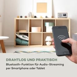 Silver Star Mini Internet DAB+/UKW Radio, WiFi, BT, DAB+/UKW, Eiche -Küchengeräte Verkäufe 10032791 de 0005 logo