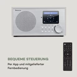 Silver Star Mini Internet DAB+/UKW Radio, WiFi, BT, DAB+/UKW, Weiß -Küchengeräte Verkäufe 10032792 de 0003 logo