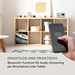 Silver Star Mini Internet DAB+/UKW Radio, WiFi, BT, DAB+/UKW, Weiß -Küchengeräte Verkäufe 10032792 de 0005 logo