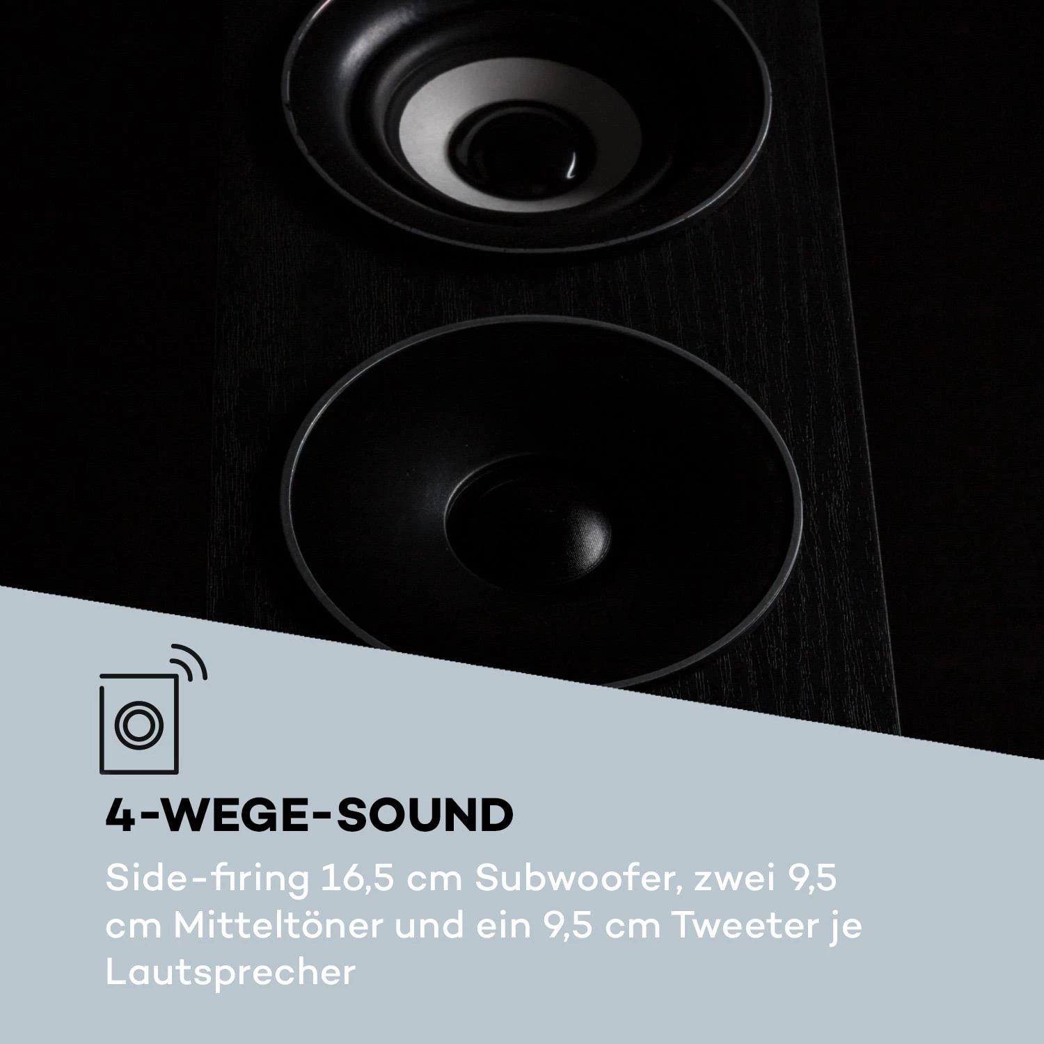 Line 4707 Standlautsprecher 4-Wege-HiFi-Lautsprecher-Paar 960Wmax. 4 Line 4707 Standlautsprecher 4-Wege-HiFi-Lautsprecher-Paar 960Wmax. – Bild 4