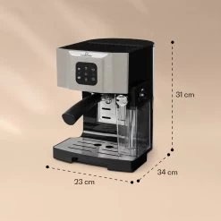 BellaVita Kaffeemaschine 3-in-1 1450 W 20 Bar Milchschäumer 11 BellaVita Kaffeemaschine 3-in-1 1450 W 20 Bar Milchschäumer -Küchengeräte Verkäufe 10032806 yy 0006 logo