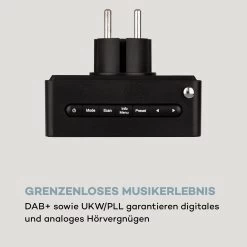 DigiPlug DAB Steckdosen-Radio, DAB+, UKW/PLL, BT, LCD-Display, Schwarz -Küchengeräte Verkäufe 10032858 de 0003 logo