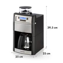 Aromatica II Duo Kaffeemaschine, Integriertes Mahlwerk, 1,25 L Silber -Küchengeräte Verkäufe 10032865 yy 0011 logo Klarstein Aromatica II Duo Kaffeemaschine schwarz