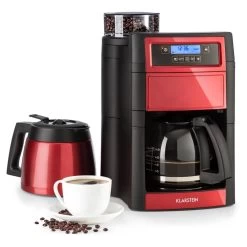 Küchengeräte Verkäufe 28 Aromatica II Duo Kaffeemaschine, Integriertes Mahlwerk, 1,25 L, Rot
