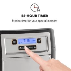 Aromatica II Kaffeemaschine, Mahlwerk, 1,25 L, Silber -Küchengeräte Verkäufe 10032872 yy 0005 logo Klarstein Aromatica II Kaffeemaschine silber