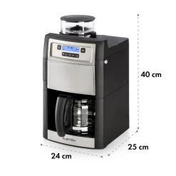 Aromatica II Kaffeemaschine, Mahlwerk, 1,25 L, Silber -Küchengeräte Verkäufe 10032872 yy 0011 logo Klarstein Aromatica II Kaffeemaschine silber