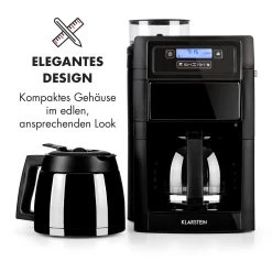 Aromatica II Set Kaffeemaschine, Mahlwerk, 1,25 L, Schwarz -Küchengeräte Verkäufe 10032874 de 0003 logo