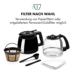 Aromatica II Set Kaffeemaschine, Mahlwerk, 1,25 L, Schwarz -Küchengeräte Verkäufe 10032874 de 0004 logo